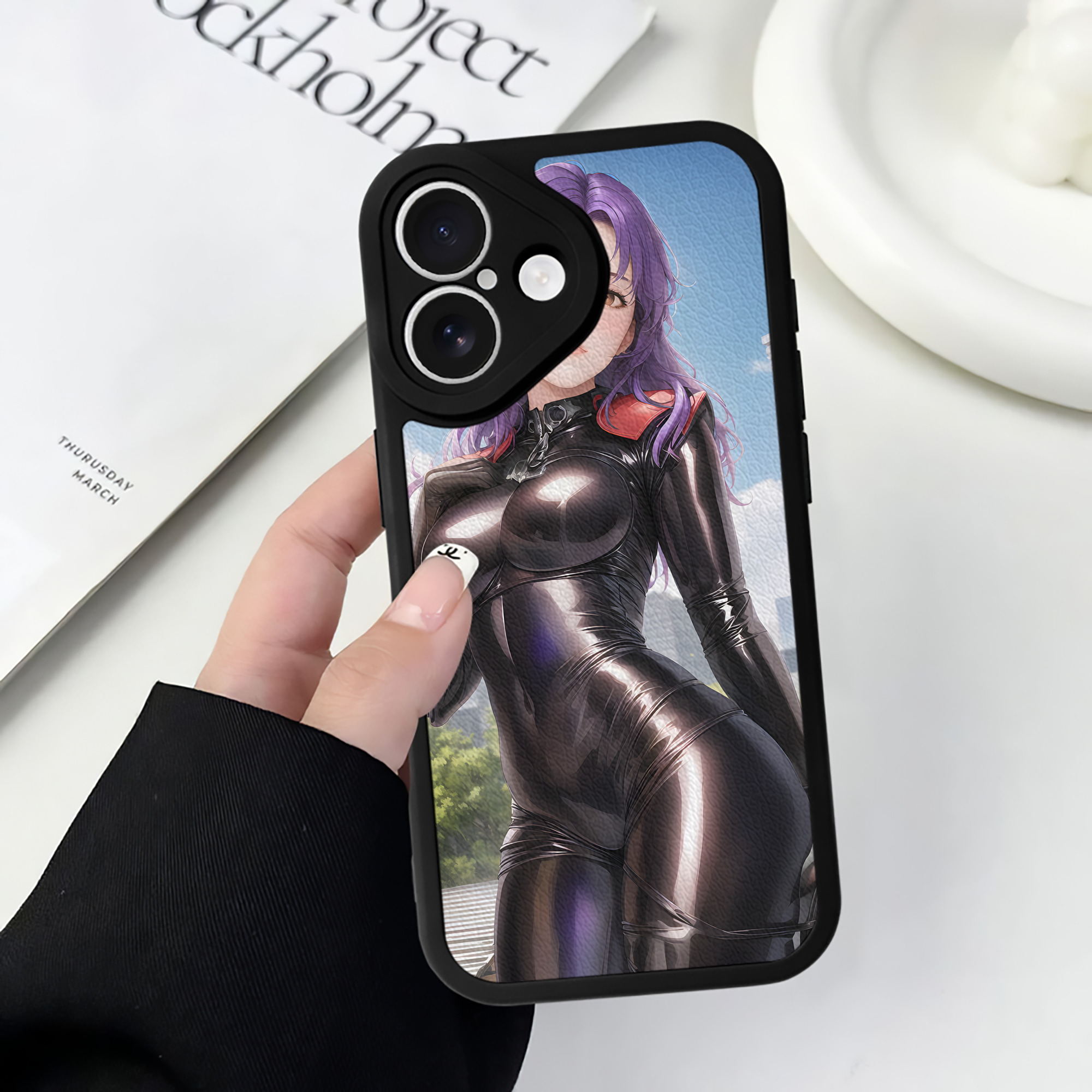 （画像用） EVA 新世紀エヴァンゲリオン 【iPhone 16シリーズ対応】シリコンスマホケース（レザー調） 材質：シリコン